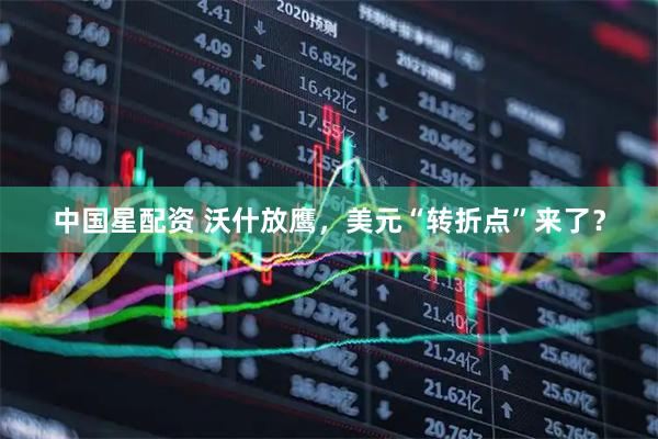 中国星配资 沃什放鹰，美元“转折点”来了？
