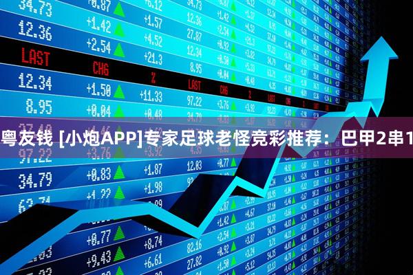 粤友钱 [小炮APP]专家足球老怪竞彩推荐：巴甲2串1
